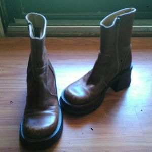 Steve madden chunky boots
