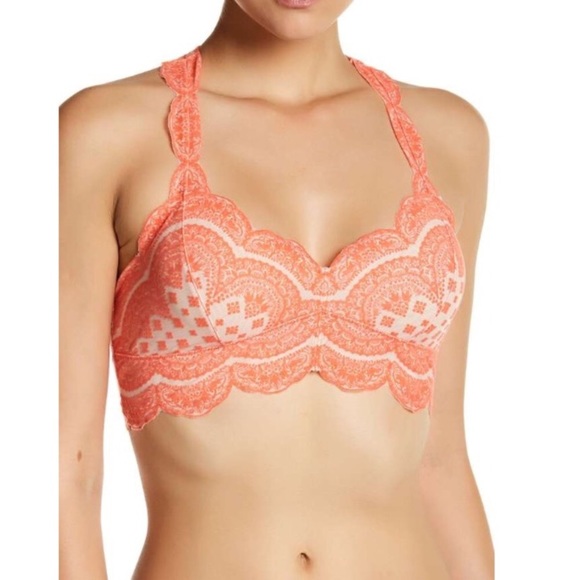 Free People Strange Magic Flocked Bralette - Picture 5 of 7