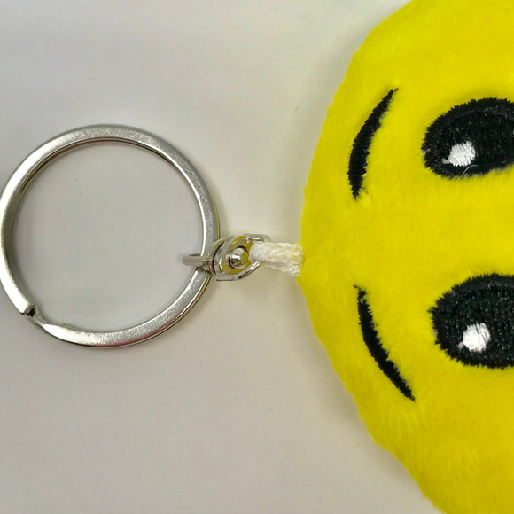 Accessories Plush Smiling Emoji Key Chain Poshmark