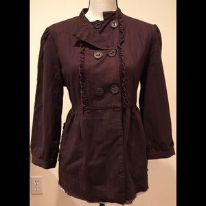 Paper Denim cloth burgundy jacket
