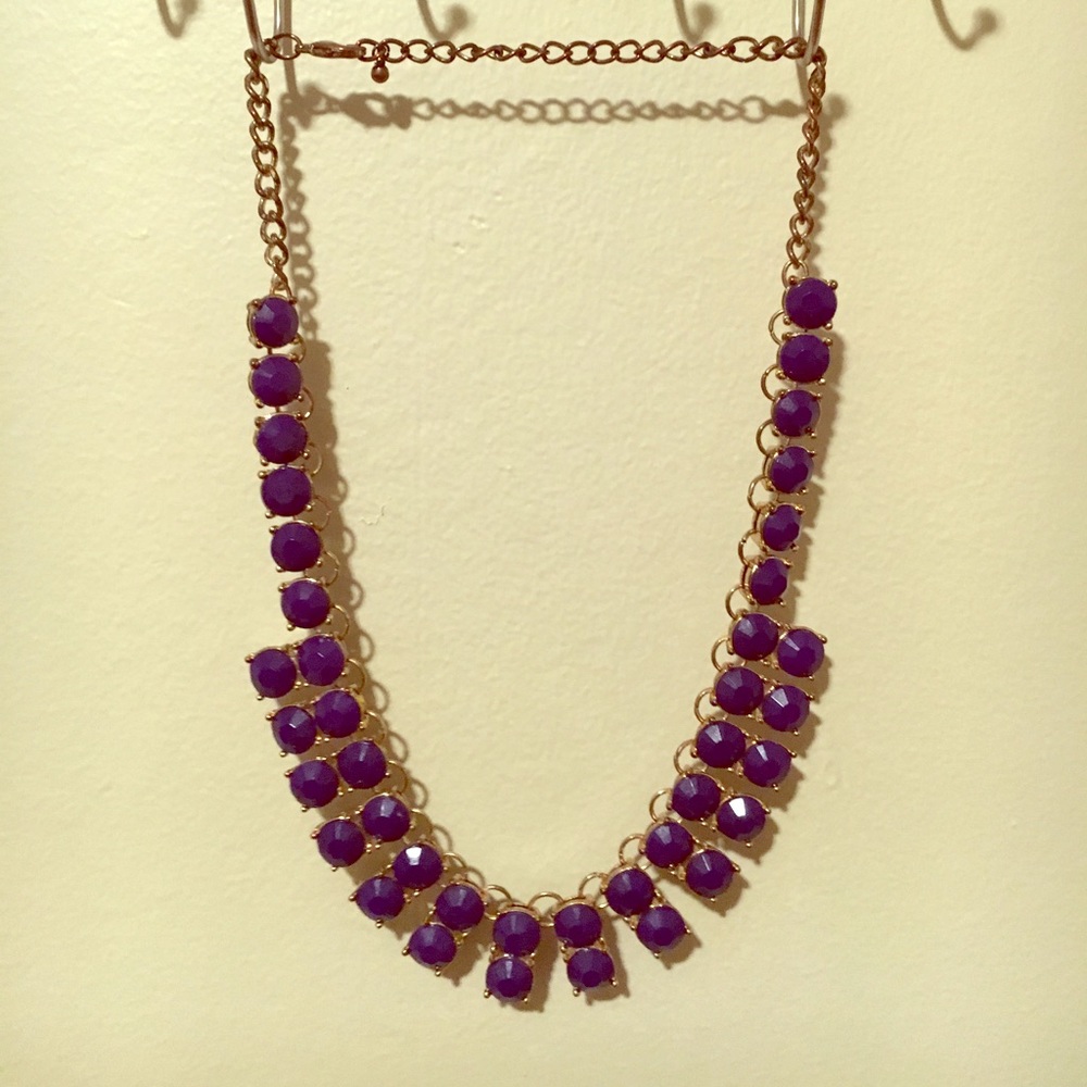 Royal blue and gold necklace
