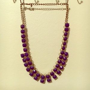 Royal blue and gold necklace