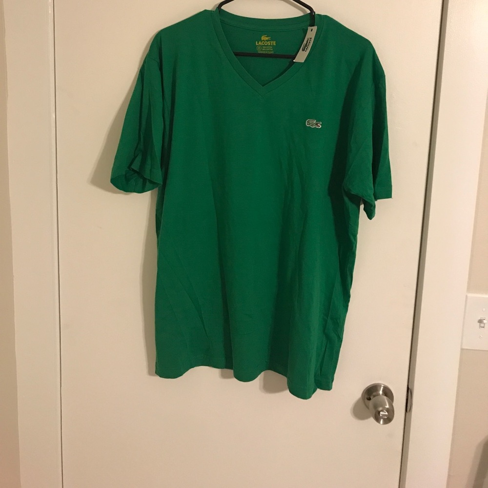 Lacoste v neck T-shirt