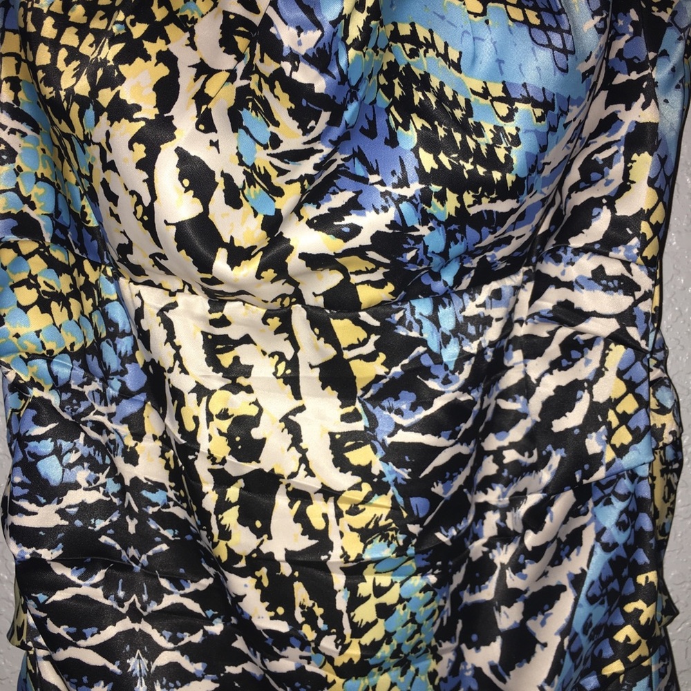 Snake print dress