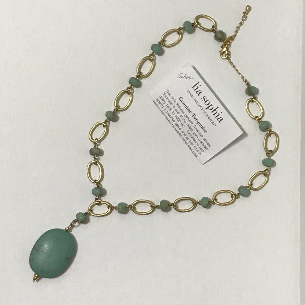 Lia Sophia Turquoise Necklace