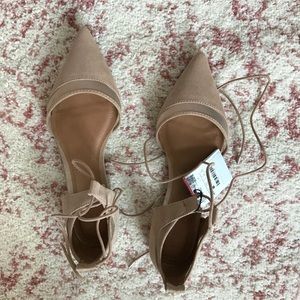 Zara pointed toe nude blush size 6 flats- new Zara pointed toe nude blush size 6 flats- new