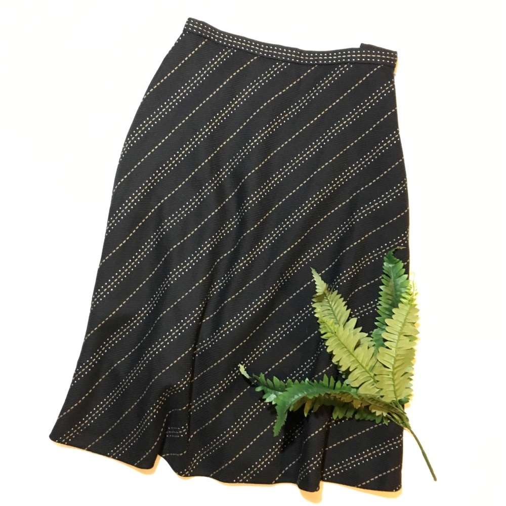 TALBOTS wool a-line skirt
