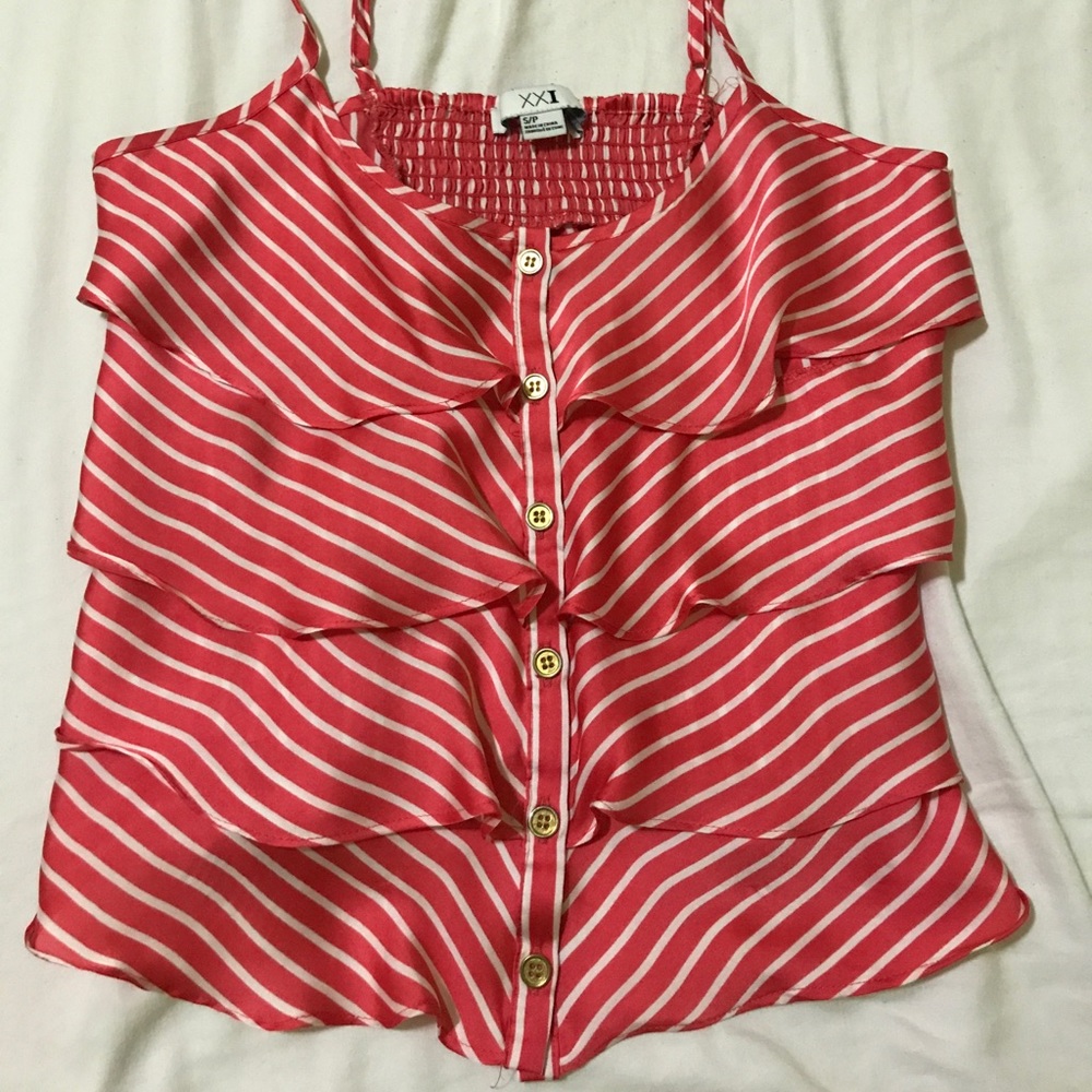 Size small ruffle top!