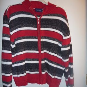 Liz Claiborne Liz Sport Zipped Cardigan Size XL