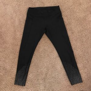 Lululemon 7/8 leggings black size 10