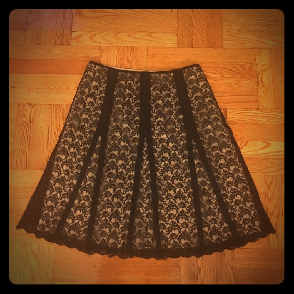 Black Lace Skirt