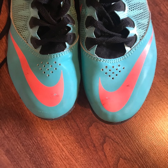 Blue and pink track shoes - Picture 4 of 4