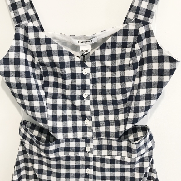 ✨sold✨ urban outfitters • glamorous gingham dress - Picture 6 of 8