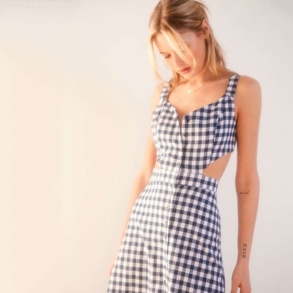 ✨sold✨ urban outfitters • glamorous gingham dress - Picture 3 of 8