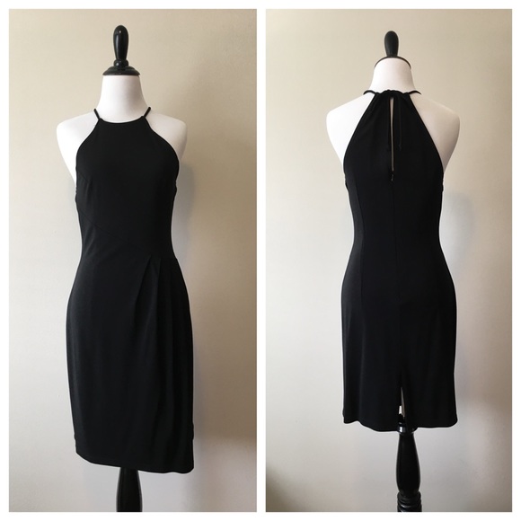 ***SOLD***Georgiou Studio Black Halter Dress - Picture 1 of 3