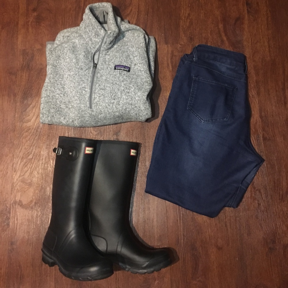 Hunter rain boots!