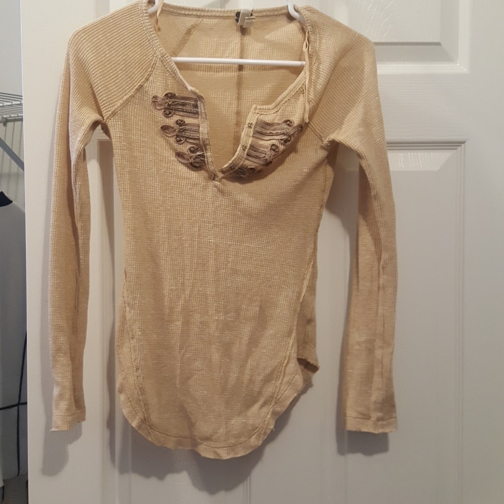 Free People Henley Top