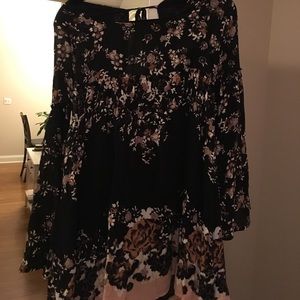Free people bell sleeve dress