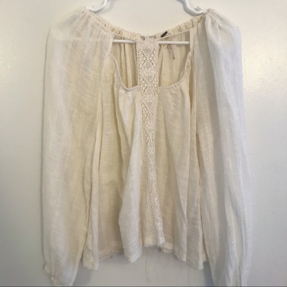 Free People Lace Top