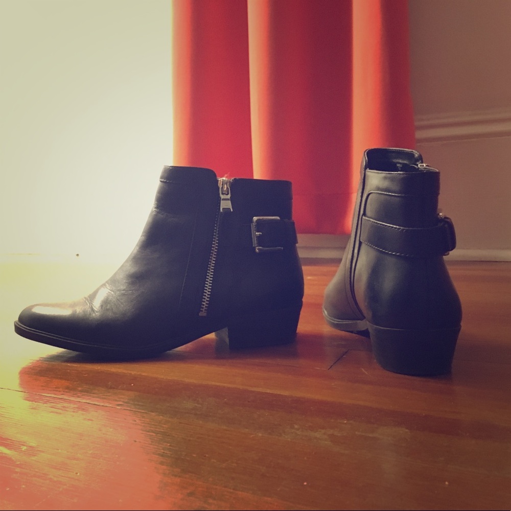 Ralph Lauren Black Ankle Boots