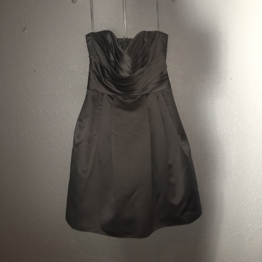 Silver cocktail dress