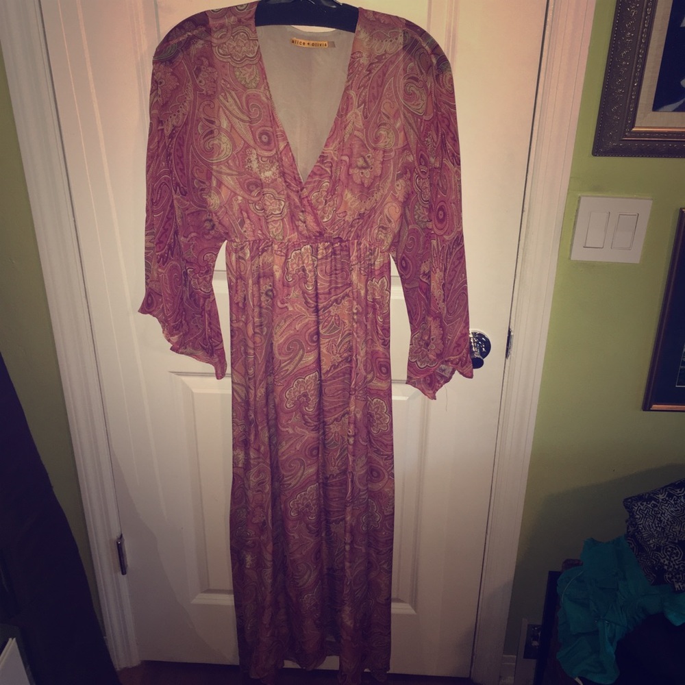 Alice and Olivia maxi dress size 6