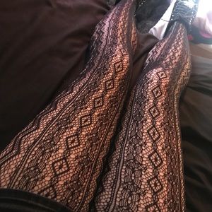 Fishnets with design pattern