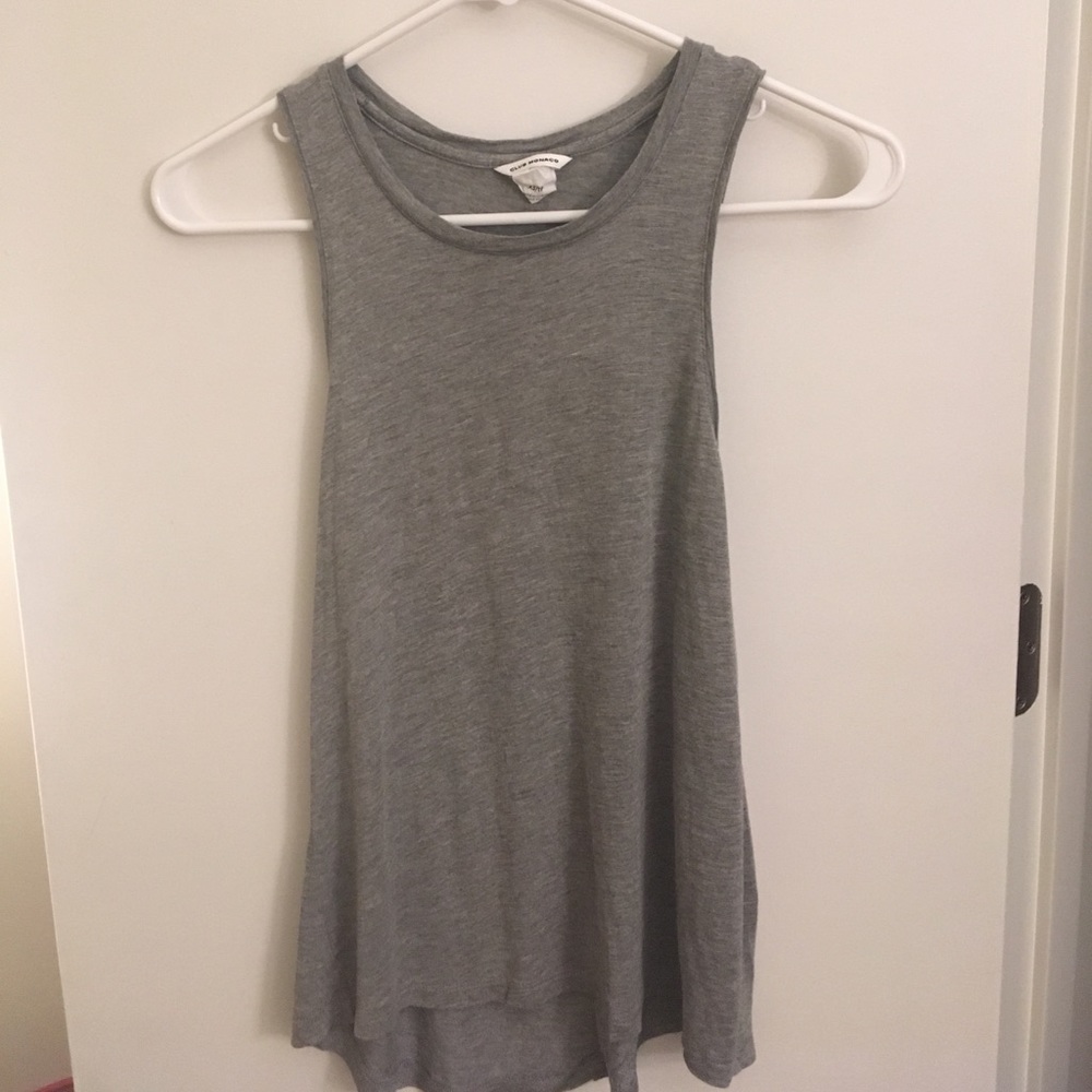 Club Monaco gray high neck tank top