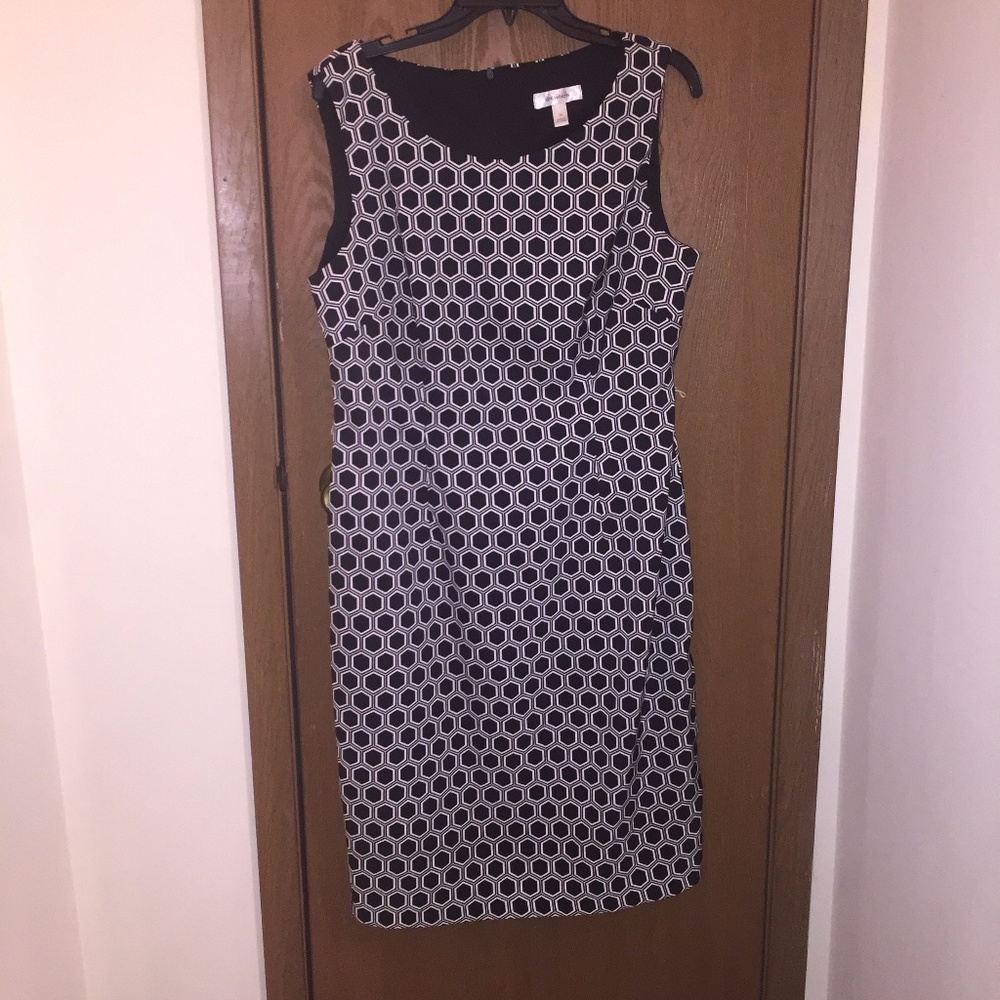 Dressbarn sleeveless hexagon dress