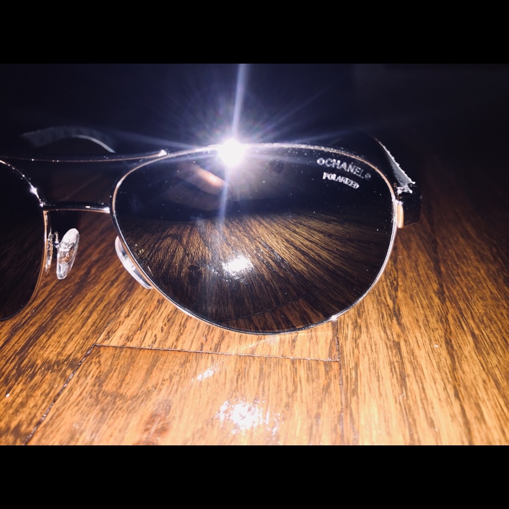 Chanel Pilot Quilting Sunglasses