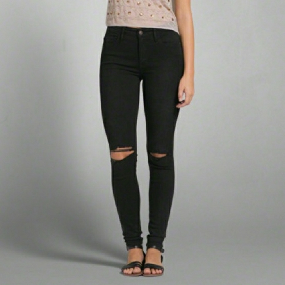 Abercrombie & Fitch Super Skinny High Rise Jeans