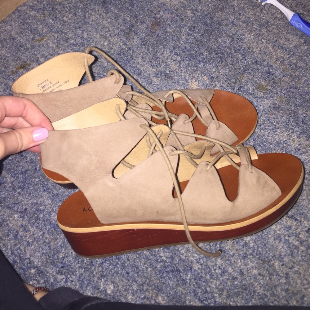 Lucky Brand lace ups!