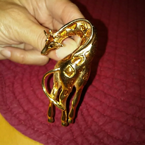 FERNANDO ORIGINALS SIGNED GIRAFFE BROOCH - Picture 3 of 4