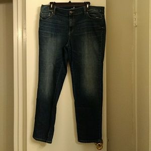 Liz Claiborne Skinny Boyfriend Jeans 14W