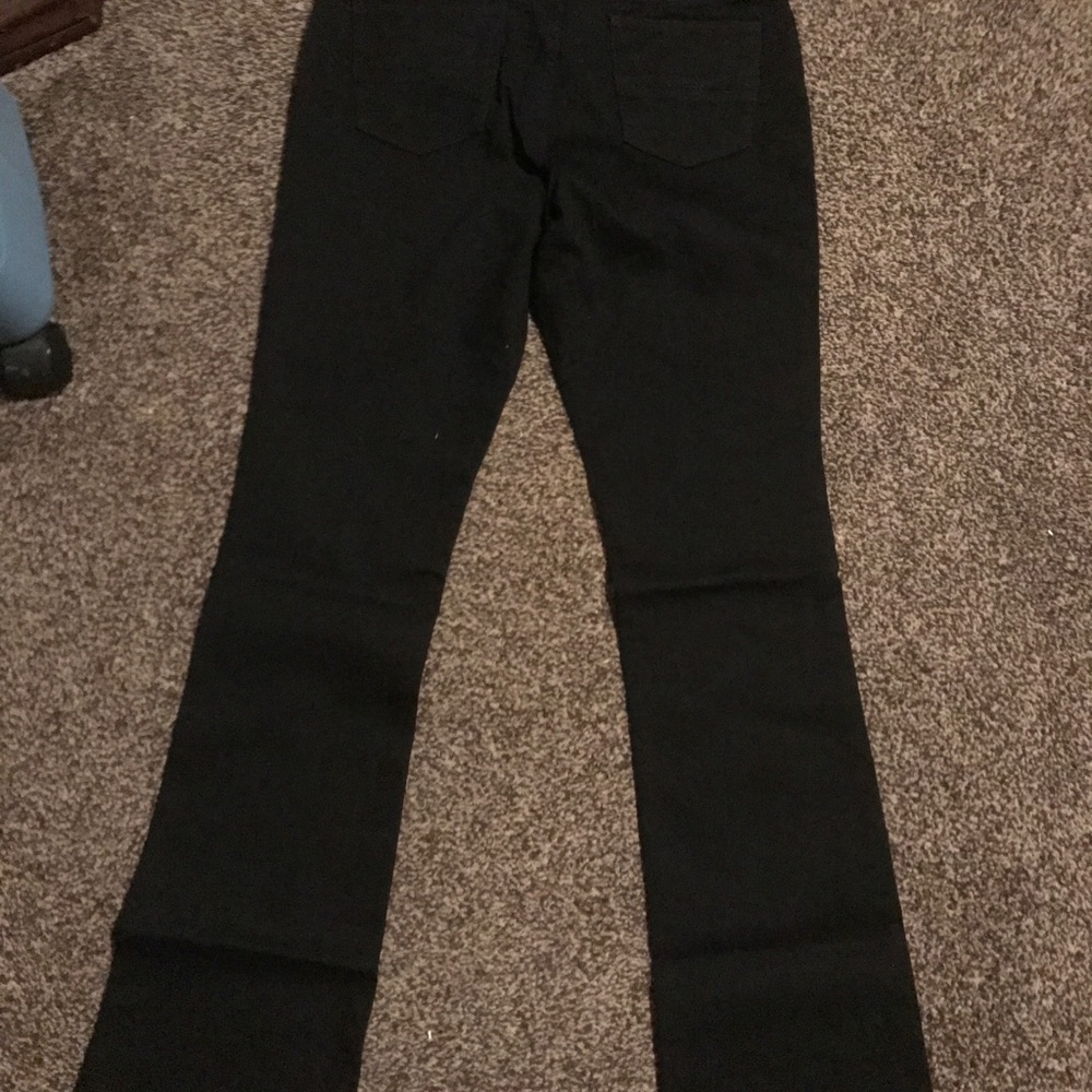 Ny & Co Size 12 Average Black Bootcut Jeans