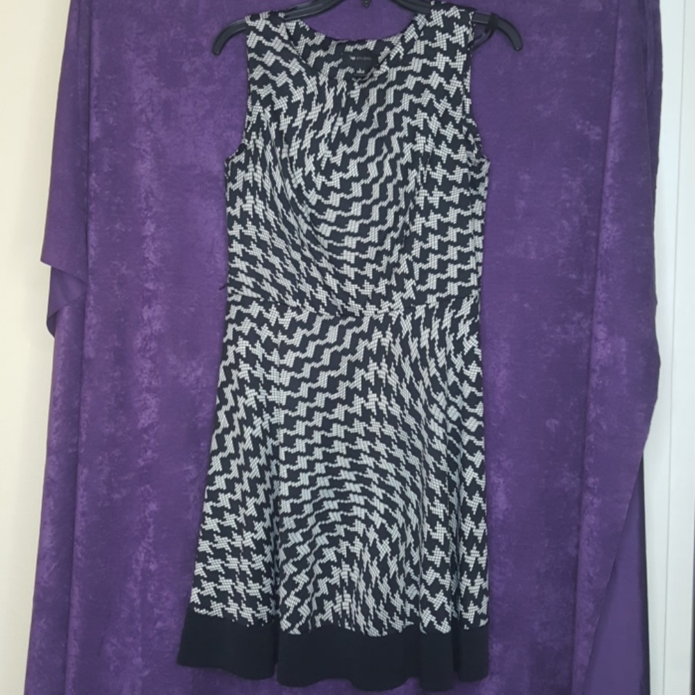 Geometric print A line dress