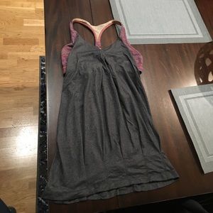 Lulu workout top with built in bra