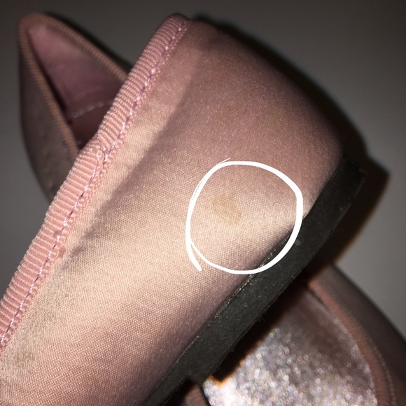 GAP sequined and satin pink ballet flats - Picture 4 of 5