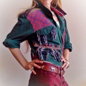 ✨Vintage✨Boho Western Jacket - Unique & Retro! ✨Vintage✨Boho Western Jacket - Unique & Retro!