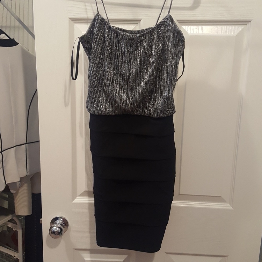 Sweet storm silver party Dress