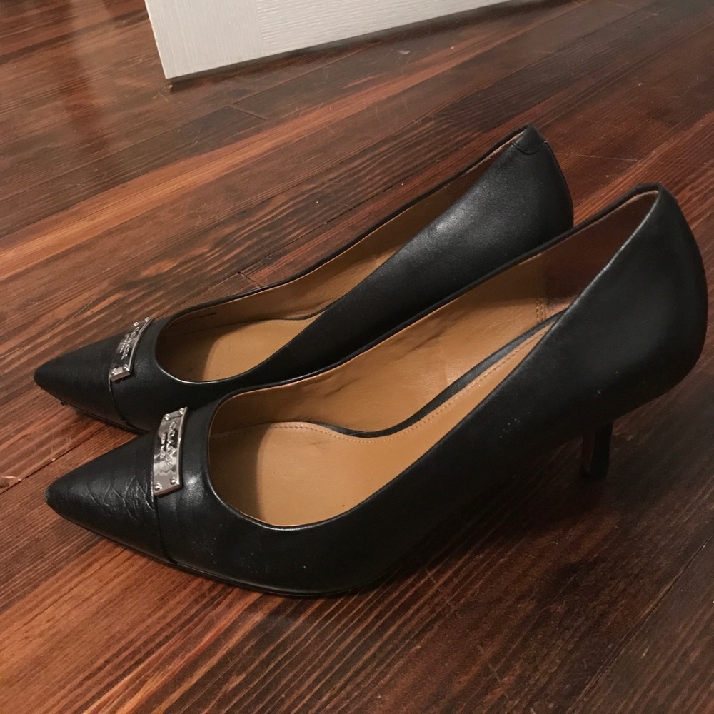 Coach pointy toed heels