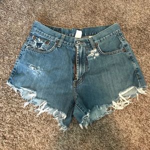 Lucky Brand High Waisted Denim Shorts