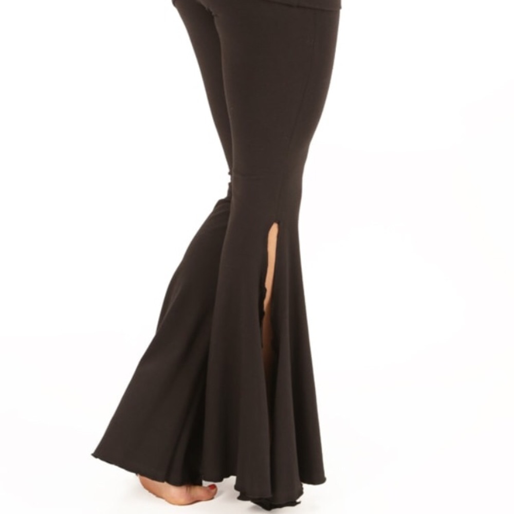 Melodia Designs bamboo ruched mini skirt pants M