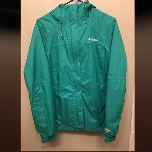Columbia Arcadia Rain Jacket Women Size Large