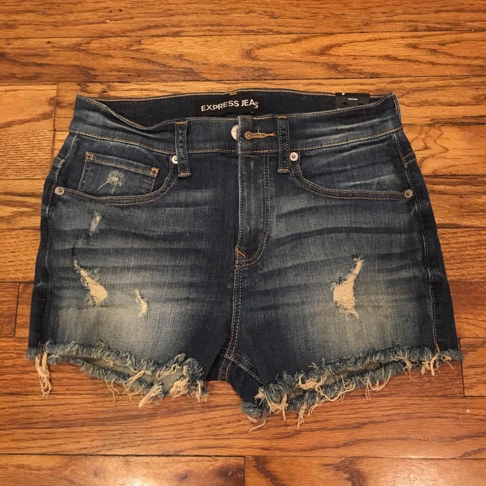 Express Denim Shorts