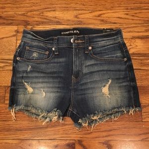 Express Denim Shorts
