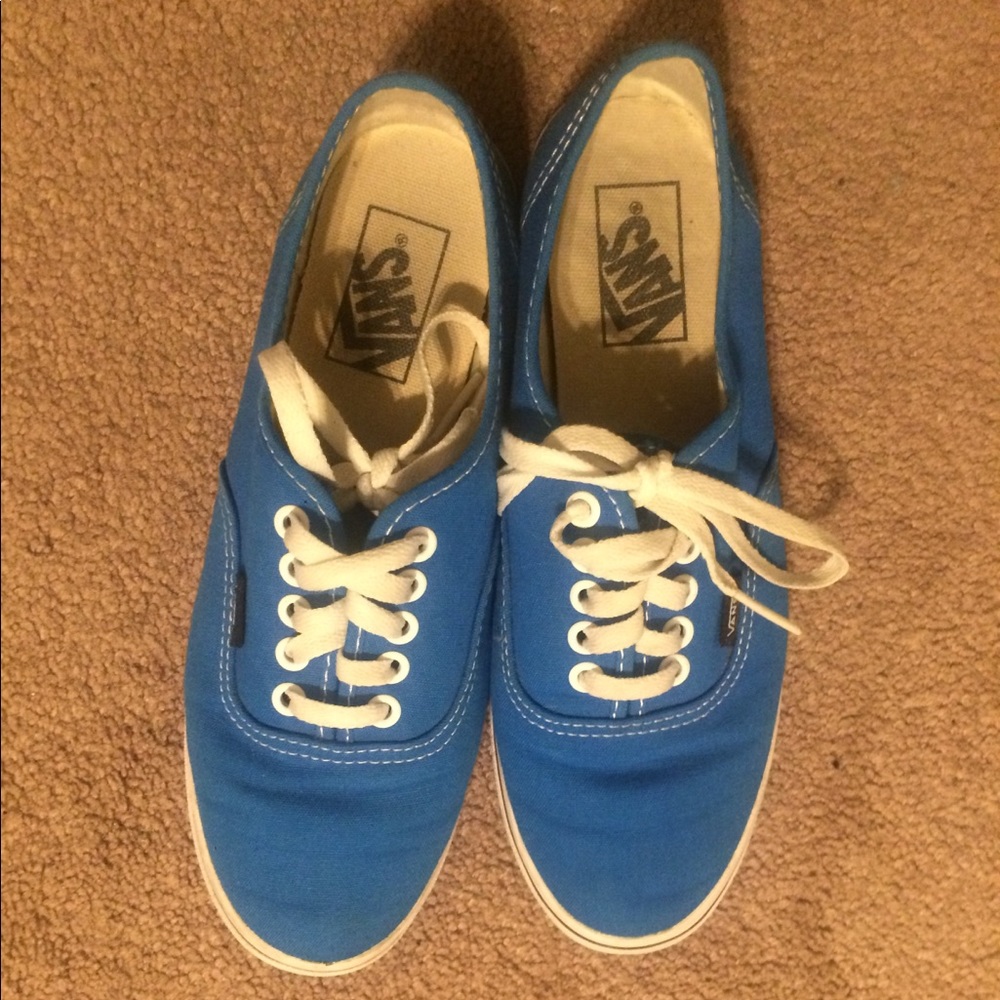 Bright Blue Low Pro Vans