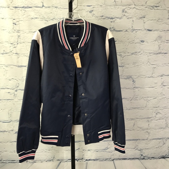 American Eagle Outfitters Varsity Bomber Jacket - Picture 4 of 8