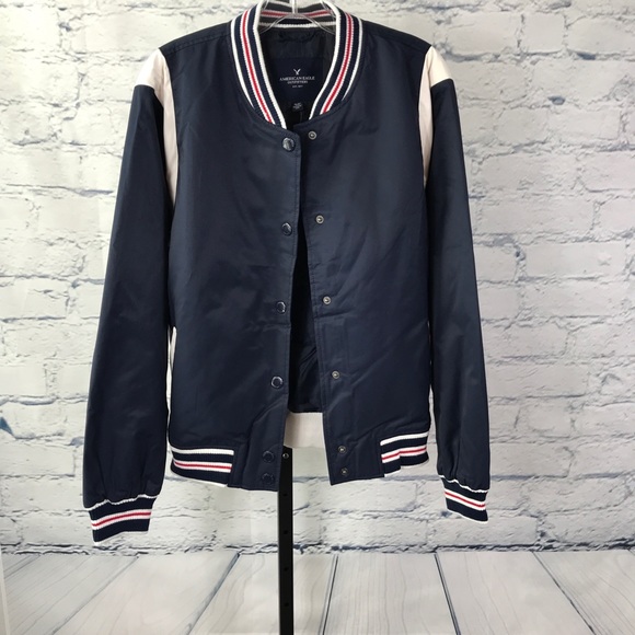 American Eagle Outfitters Varsity Bomber Jacket - Picture 6 of 8