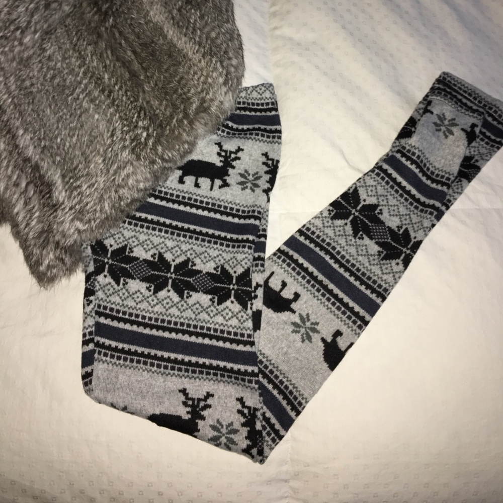 Fun print Sweater leggings